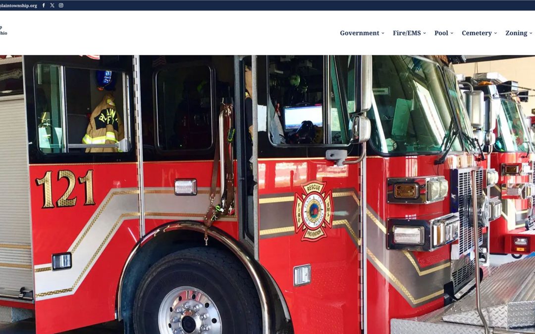 Government Website Design for Plain Township
