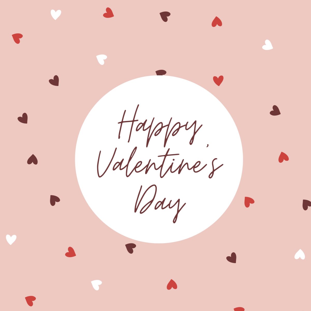 chocolate pink valentines post